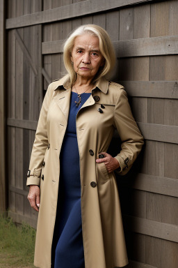 Colombian elderly female with  blonde hair